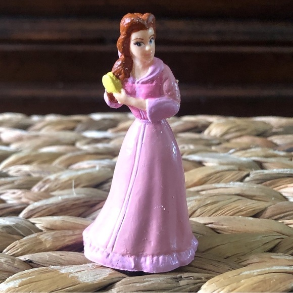 Disney Other - Vintage Disney Beauty and the Beast: Belle in pink dress figure